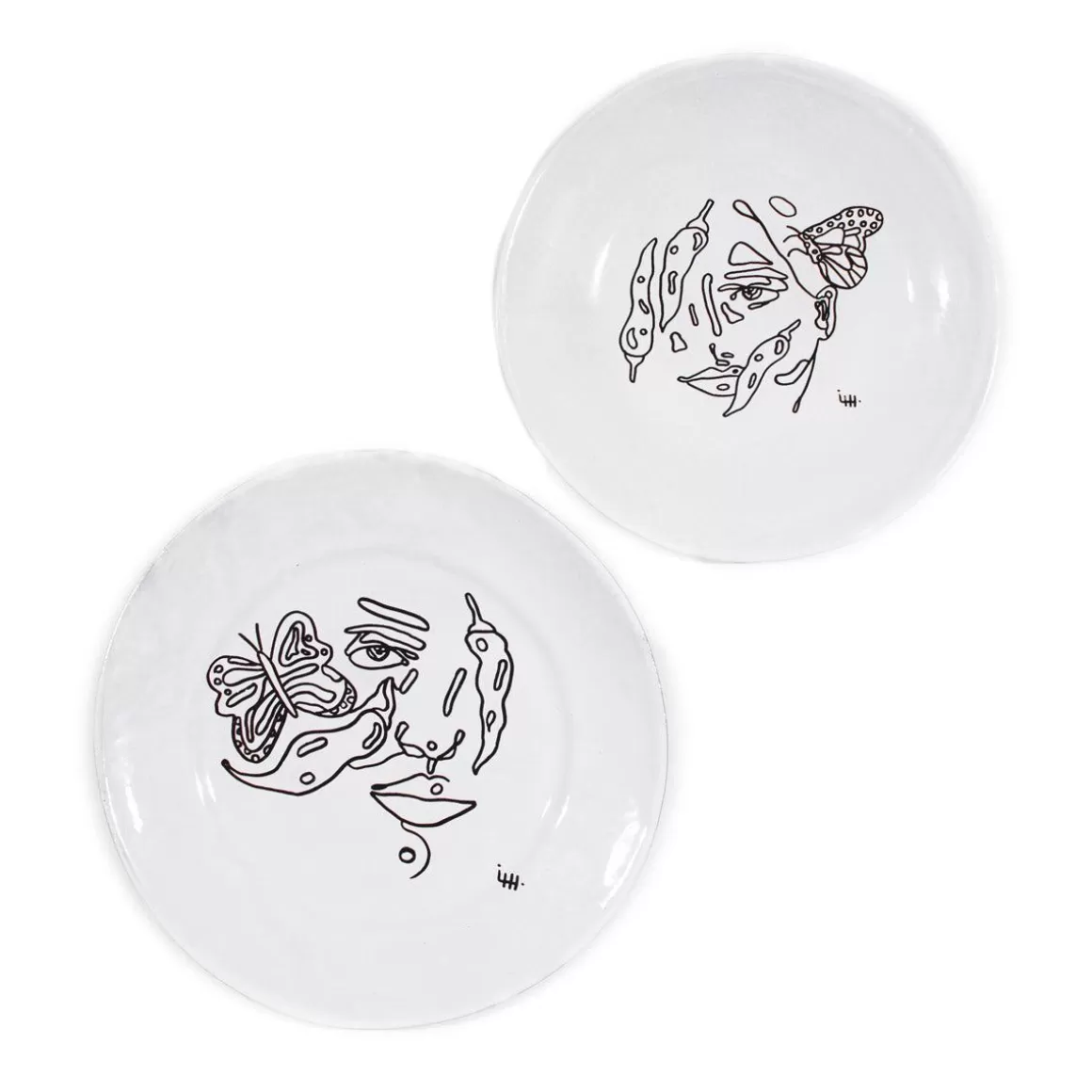 Cheap Piment Et Papillon Plate The Plates